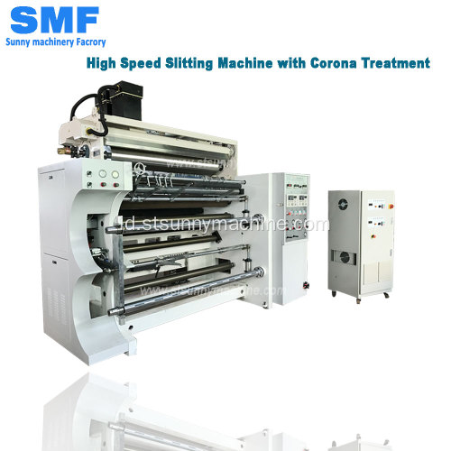 Mesin slitting film dengan Corona Treatment GFTW-1500C